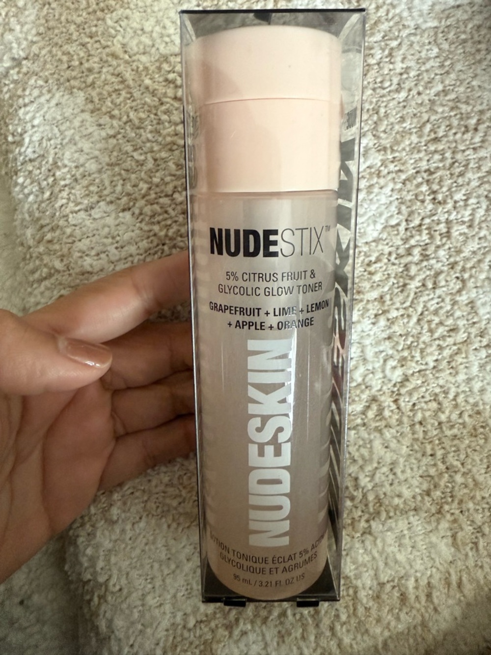 NUDESTIX NUDESKIN Glow Toner — Light Pink